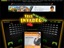 Tablet Screenshot of freeinvaders.org